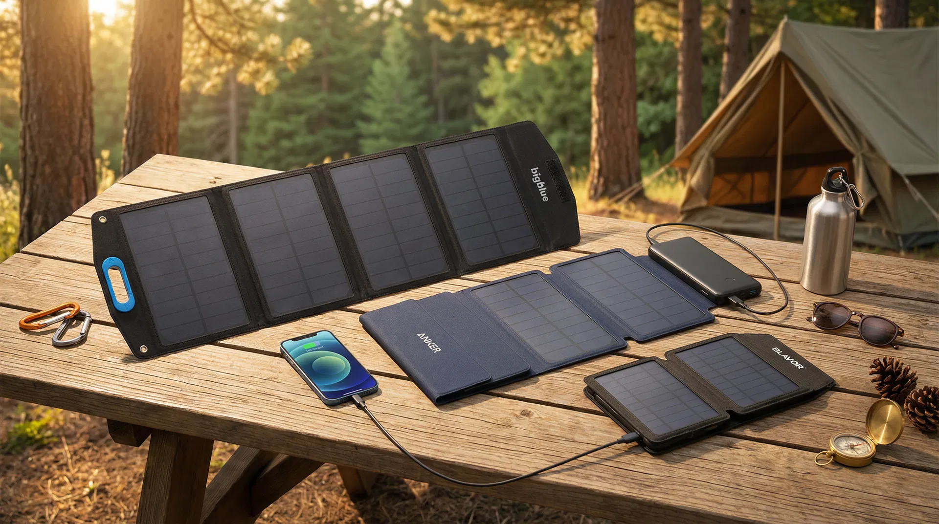 2026 戶外活動必備：三款太陽能行動電源推薦，露營登山不再怕沒電