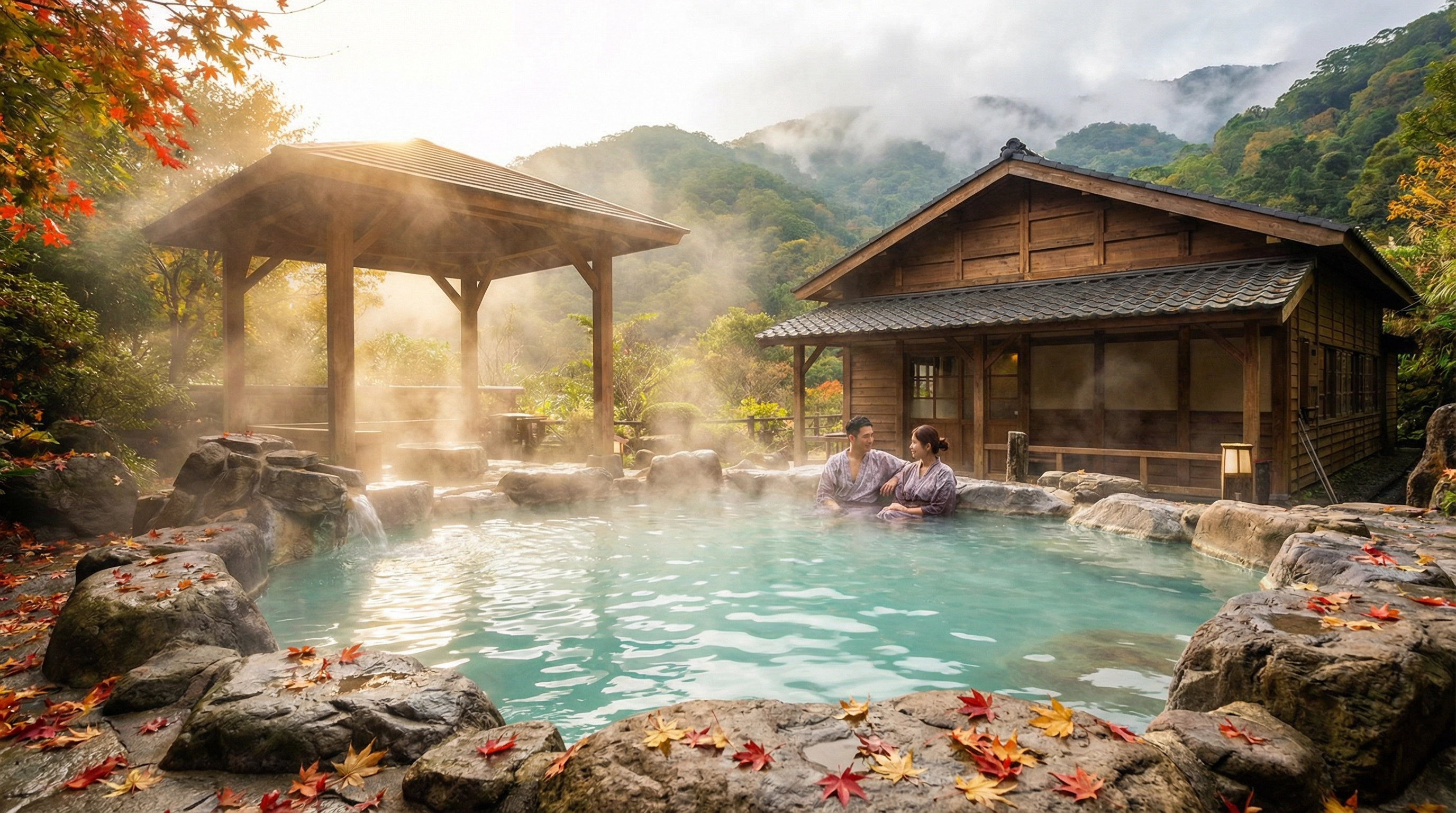 2026 台灣溫泉旅遊推薦|10 大療癒溫泉區 × 阿榮包車專車接送