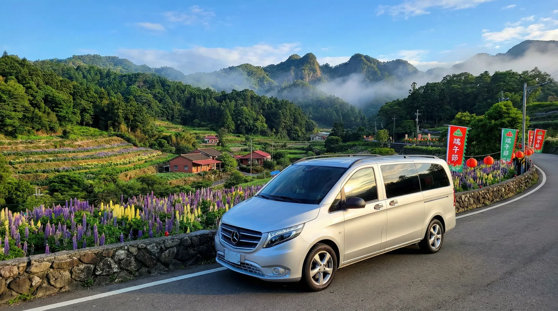 2026 端午節連假台中包車旅遊推薦｜5 條精選路線含梨山魯冰花、谷關溫泉完整攻略