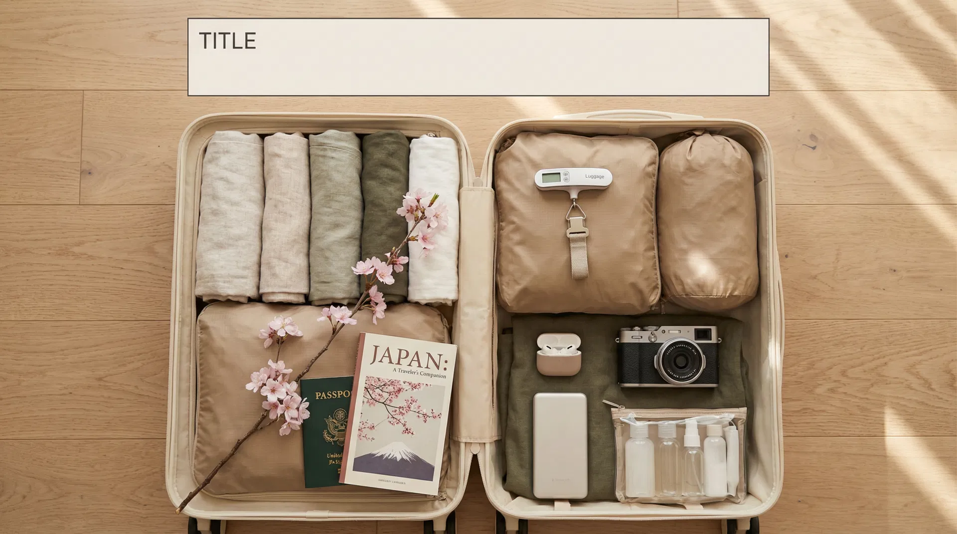 日本旅遊行李打包術｜2026 最新版完整清單 + 收納技巧，讓你輕鬆出發不漏帶