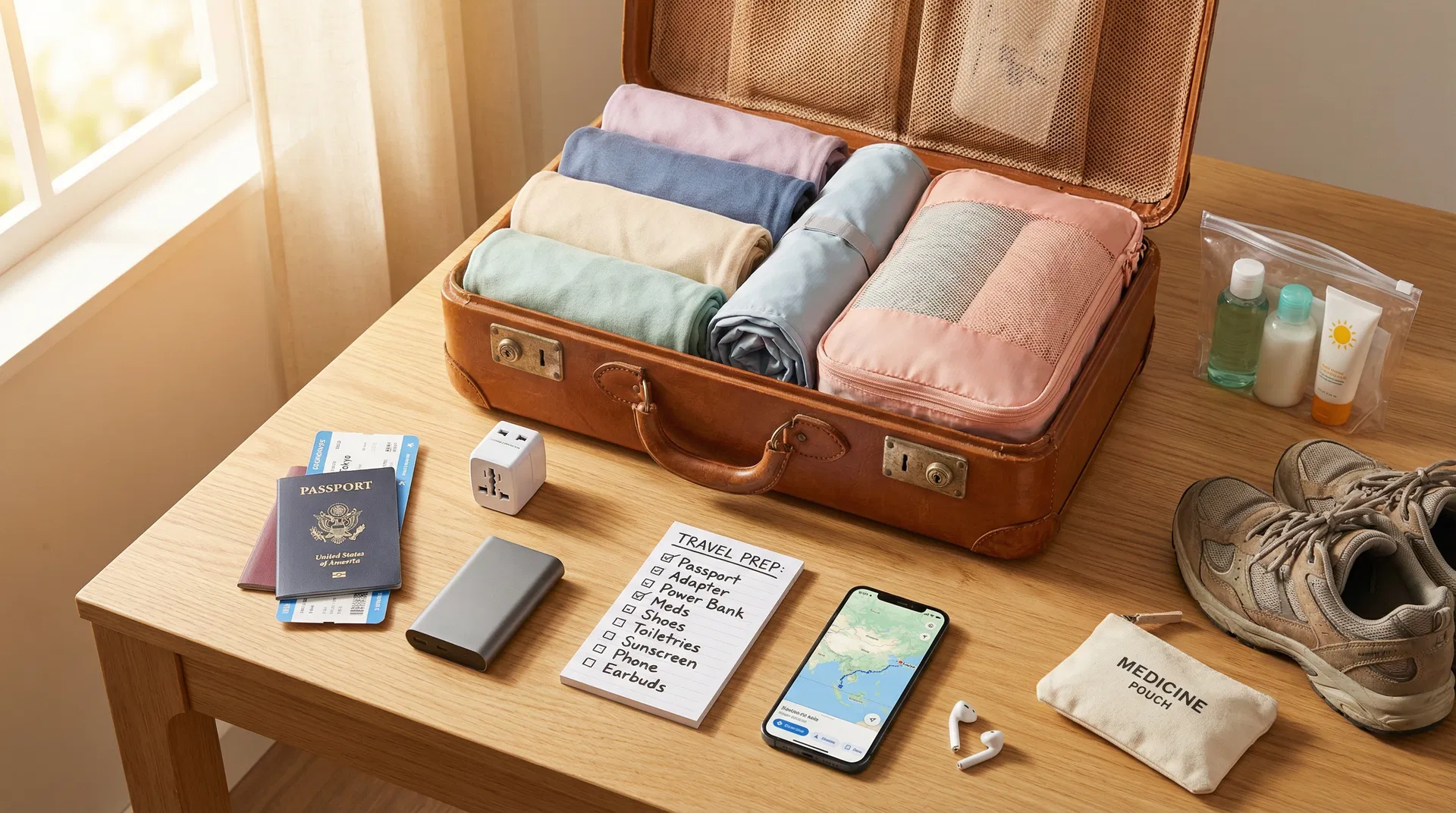 2026 出國行李打包清單｜日本、韓國、東南亞通用版，一張表搞定所有行李