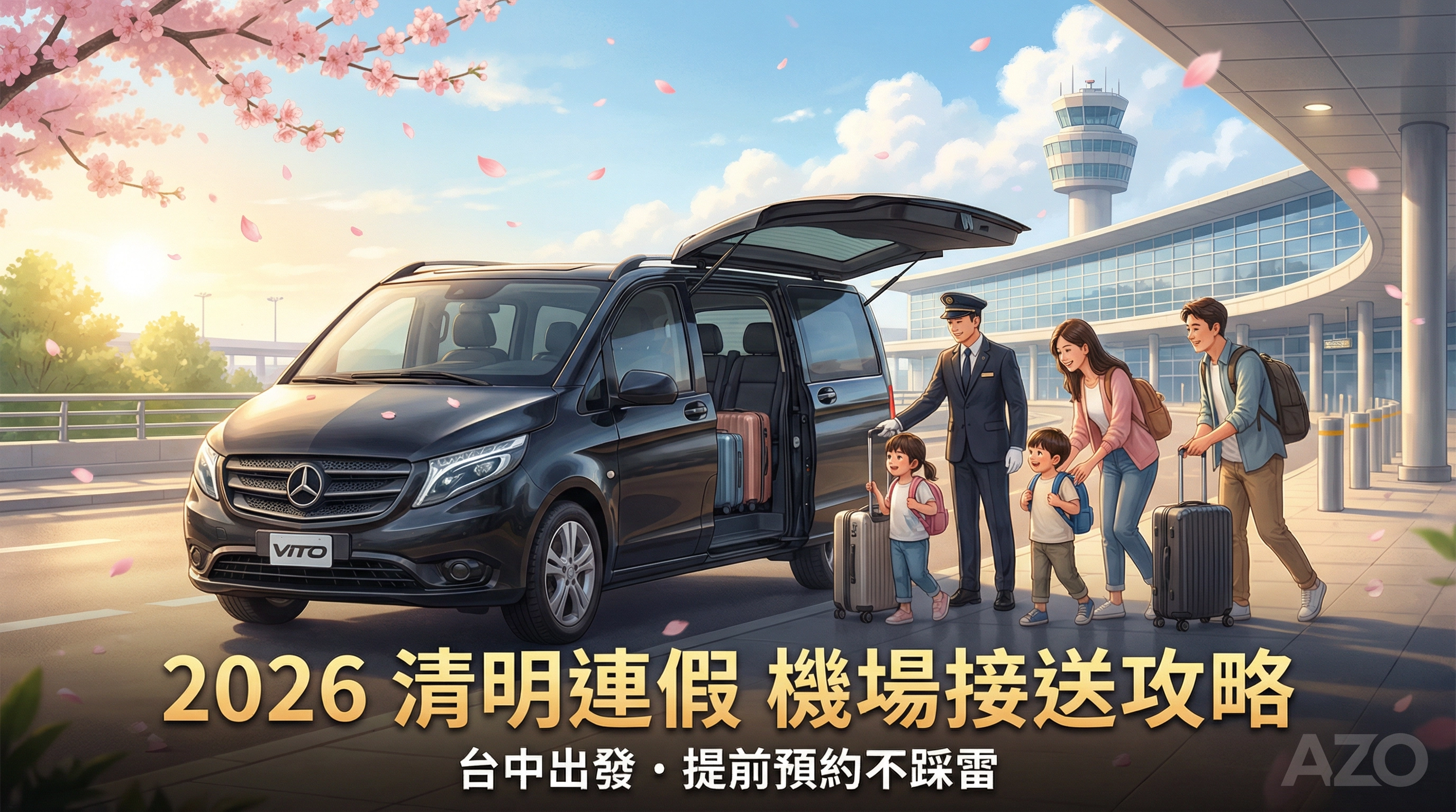 2026 清明兒童節連假機場接送攻略|台中出發,提前預約不踩雷
