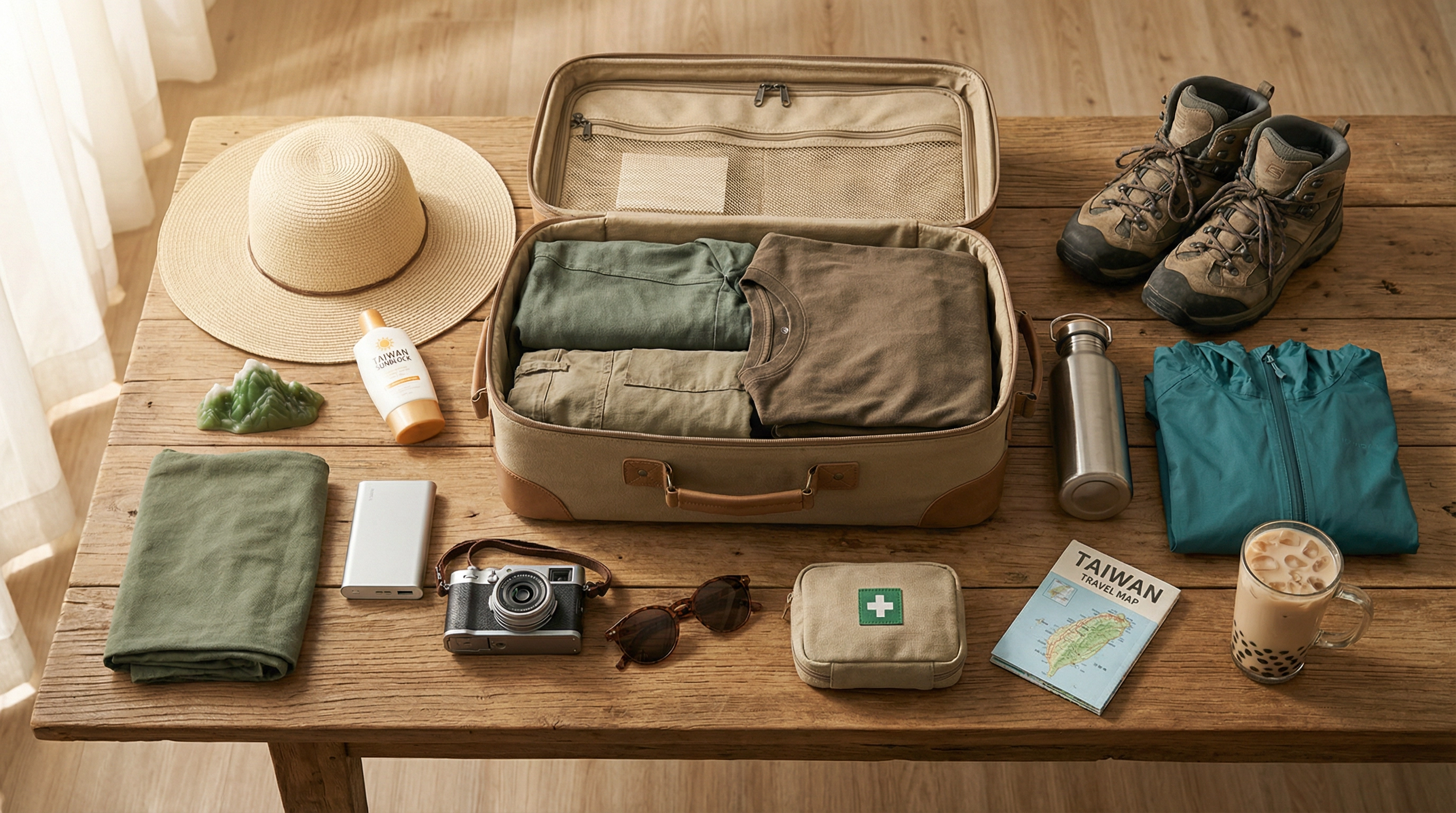 2026 台灣國內旅遊行李打包清單｜包車一日遊、環島自駕、登山露營通用版