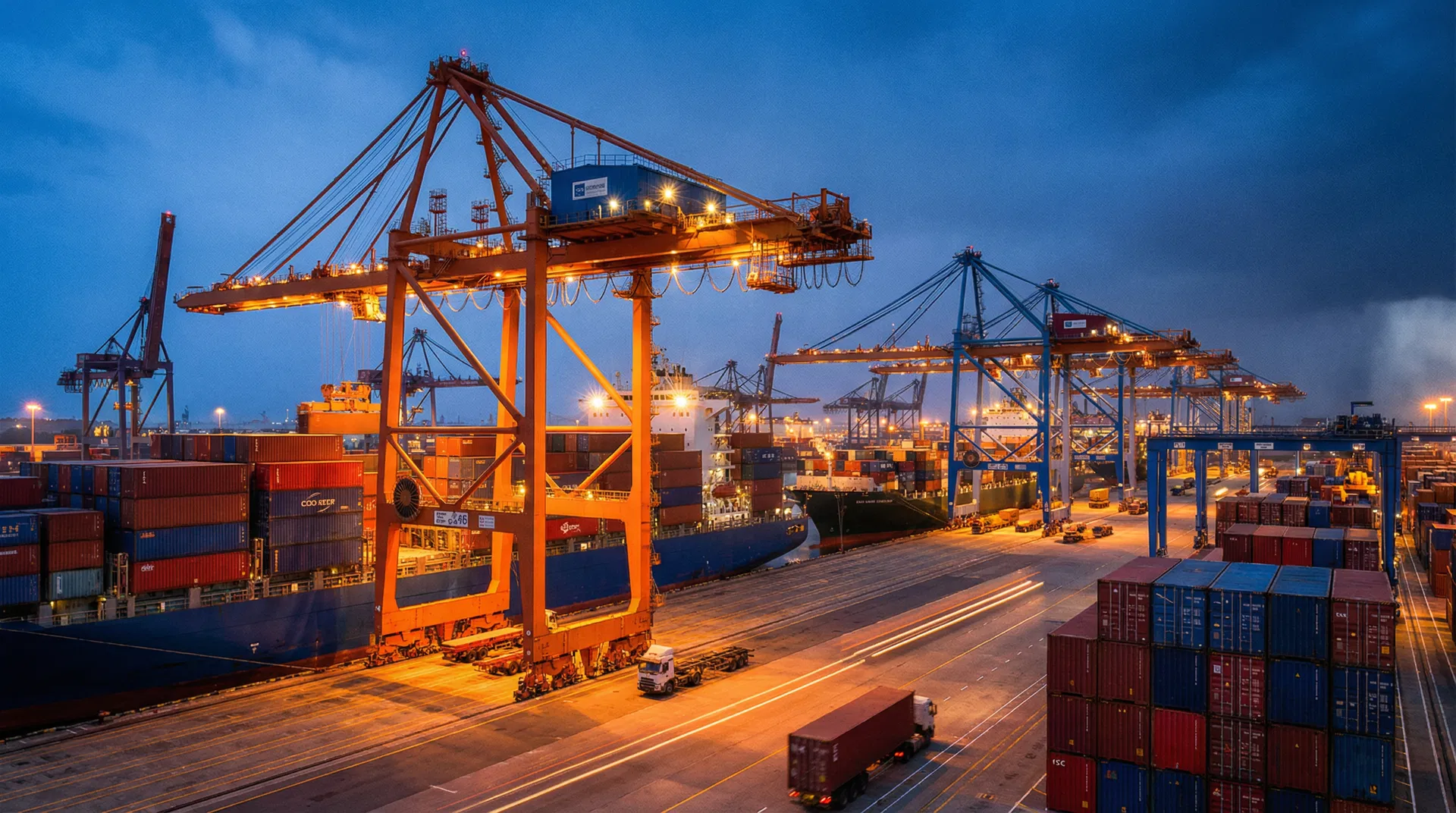 Shipping port operations