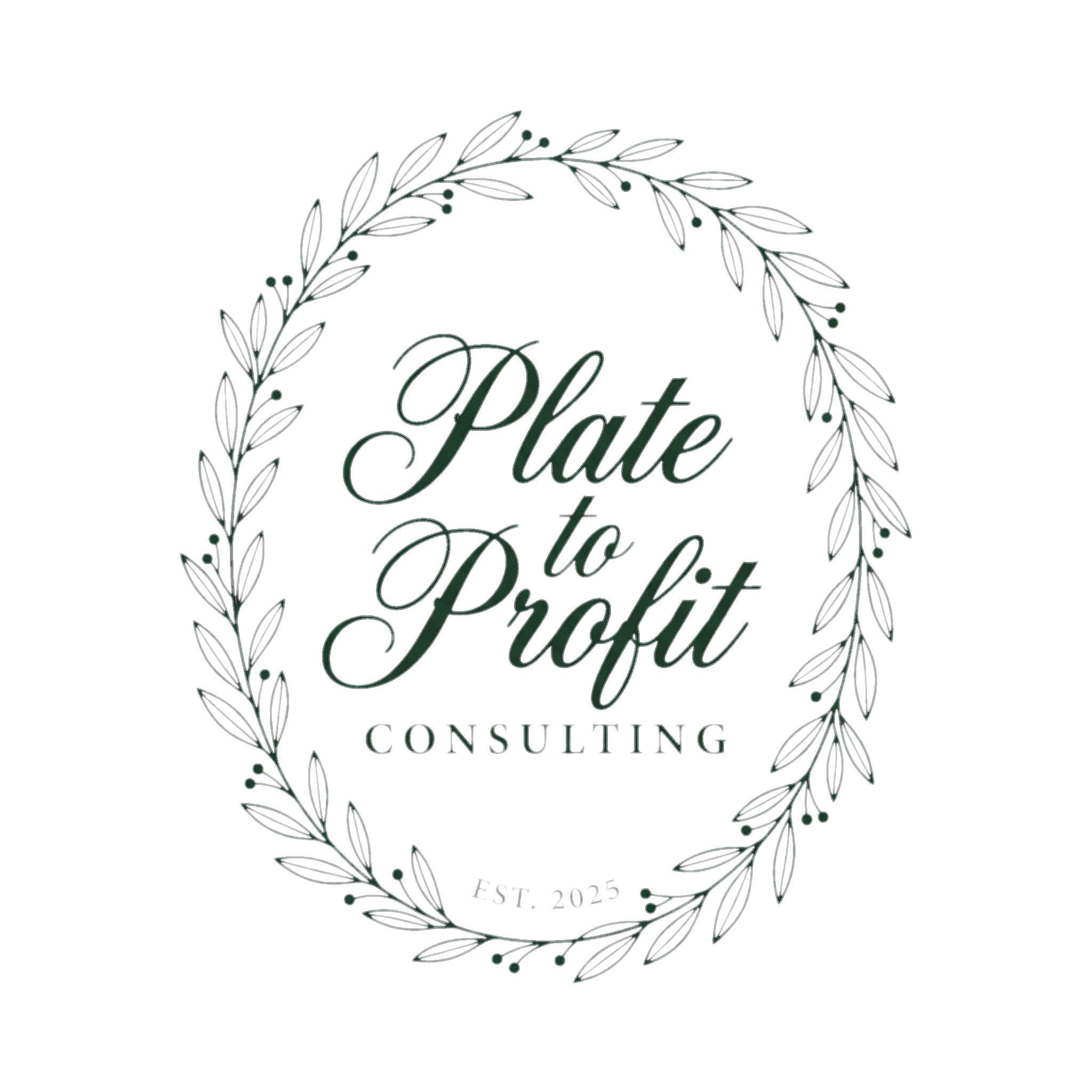 Option 4 — Botanical Wreath