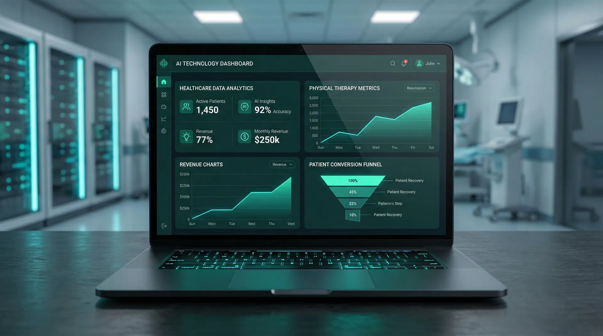 ClinicalMarketer.ai dashboard