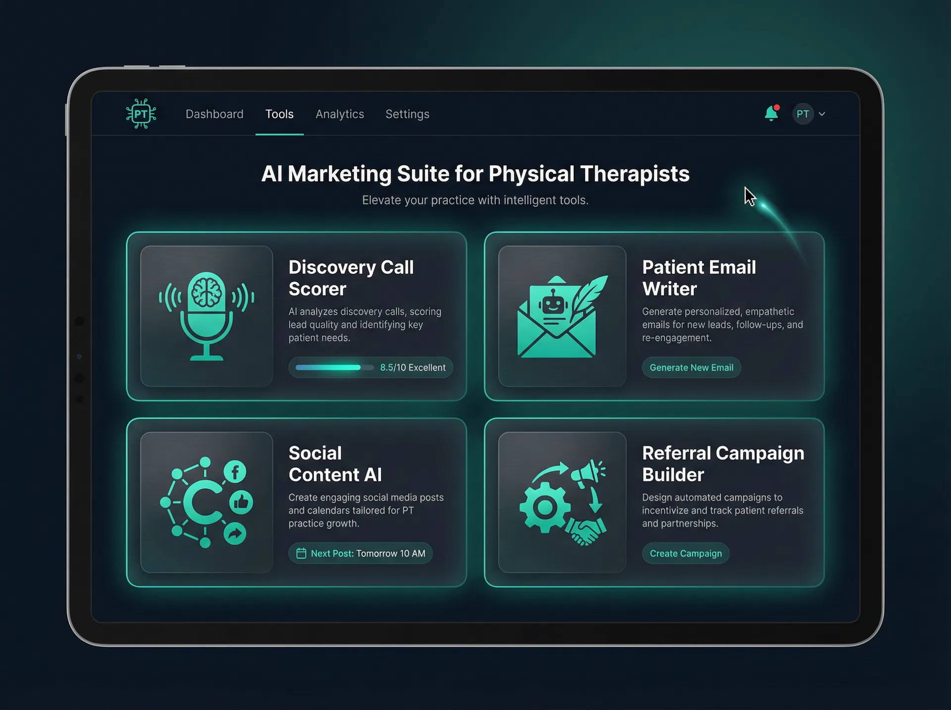 ClinicalMarketer.ai Tool Suite Preview