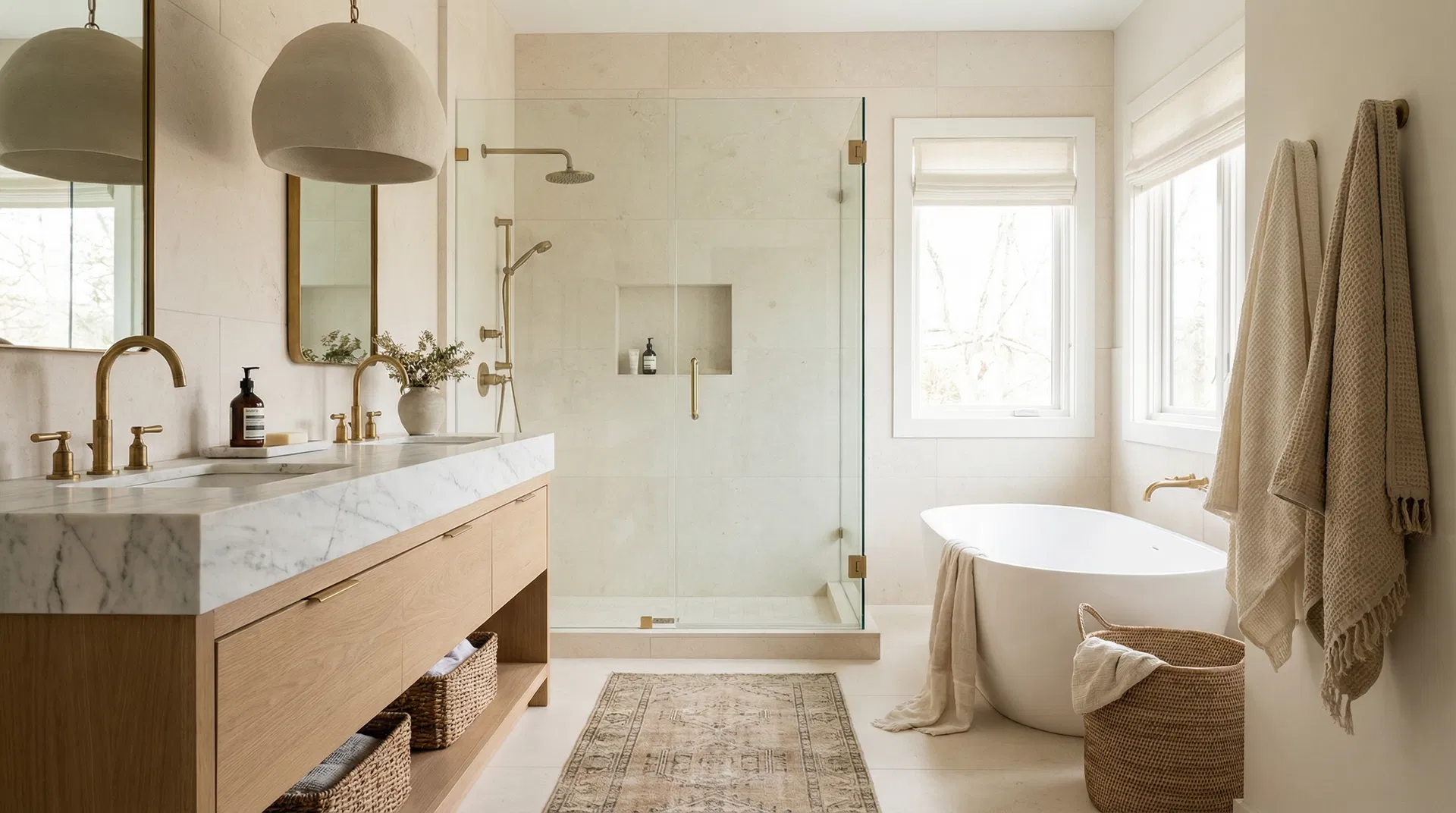 Luxury primary bathroom