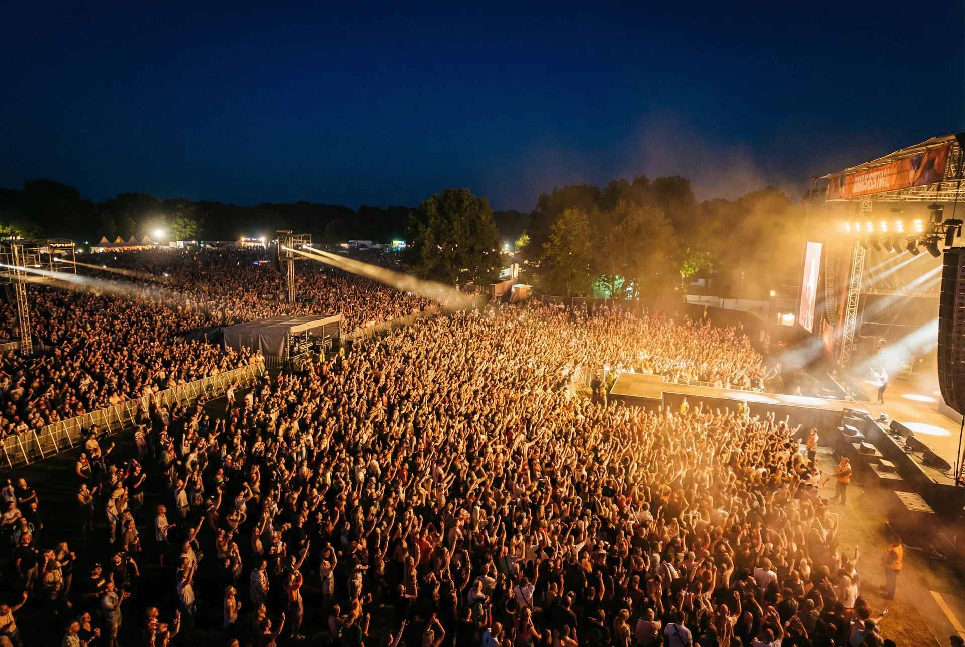 Thousands gathered in worship at a massive revival event