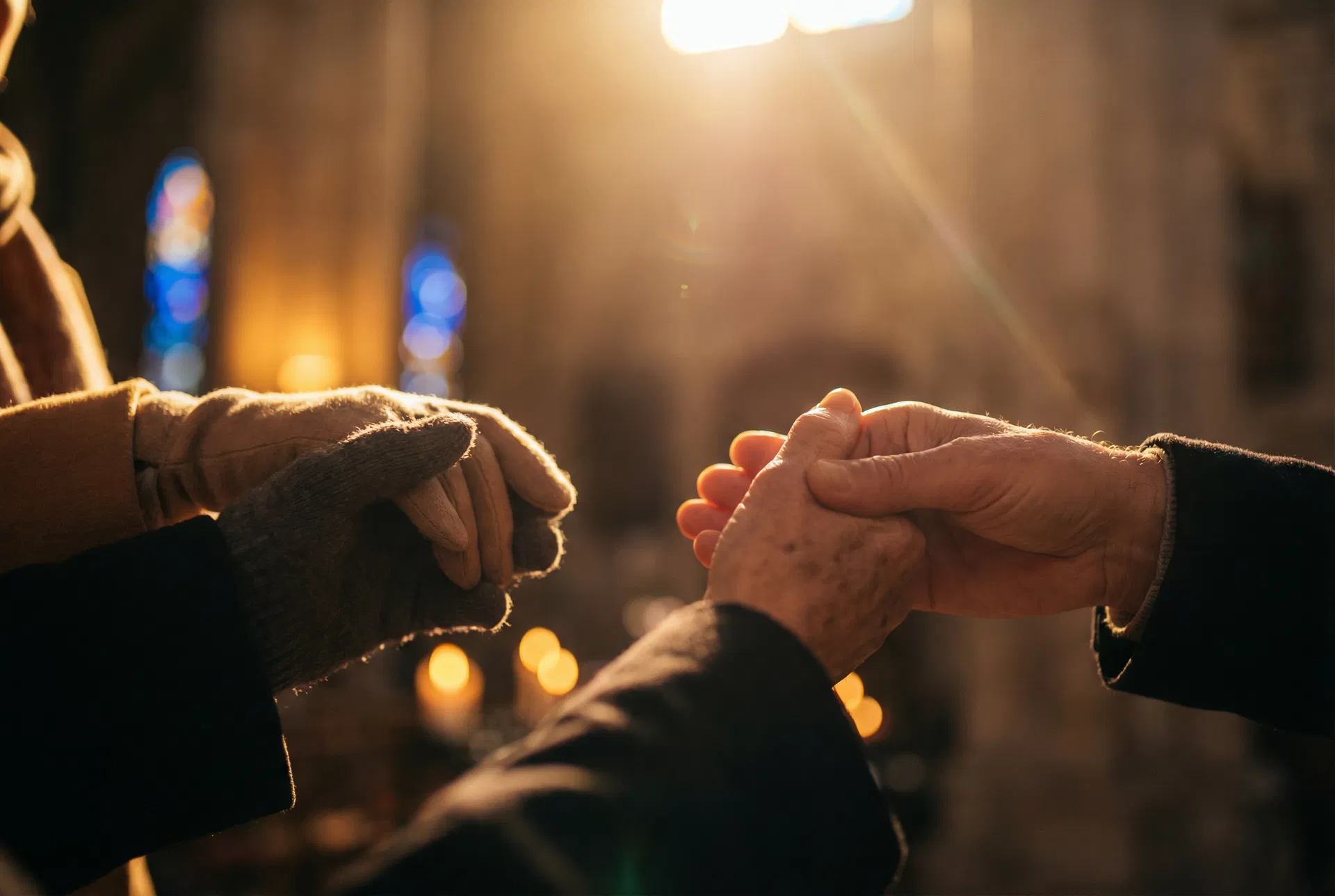 Hands joined in prayer