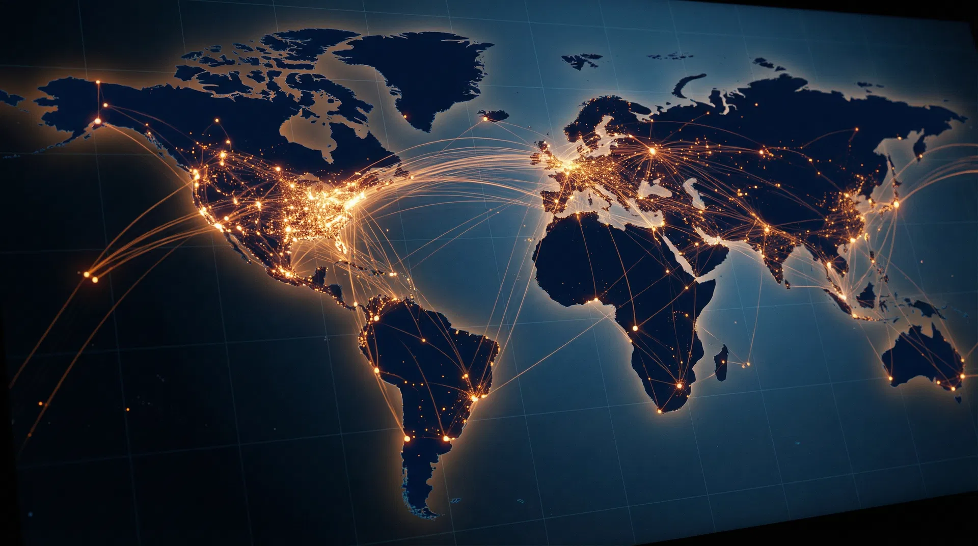 Global map showing Love on The World outreach locations around the world