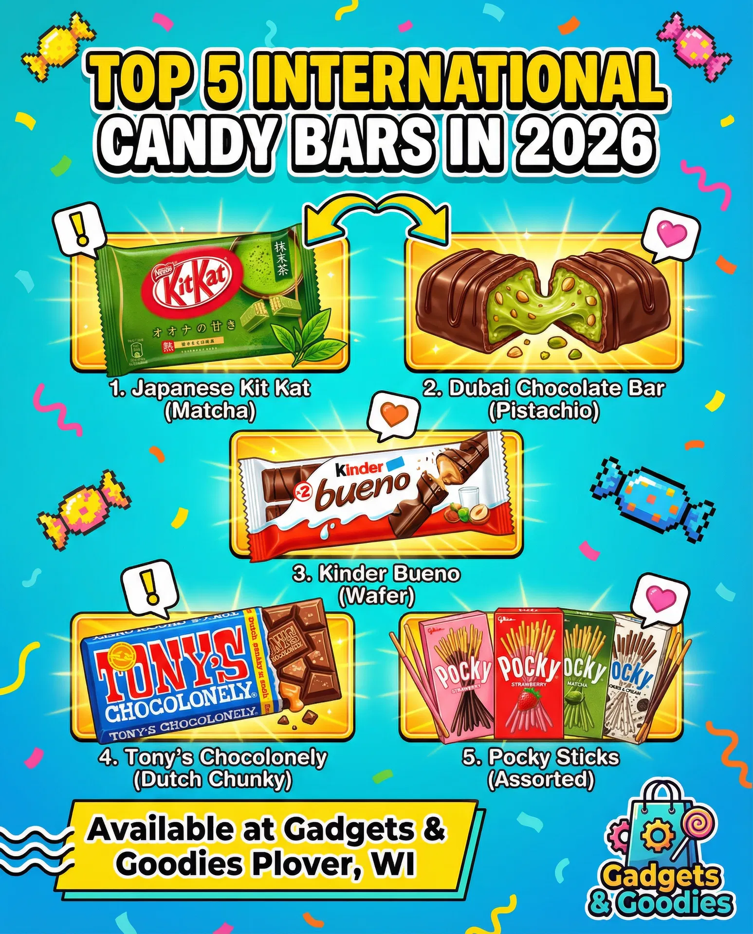 Top 5 International Candy Bars in 2026