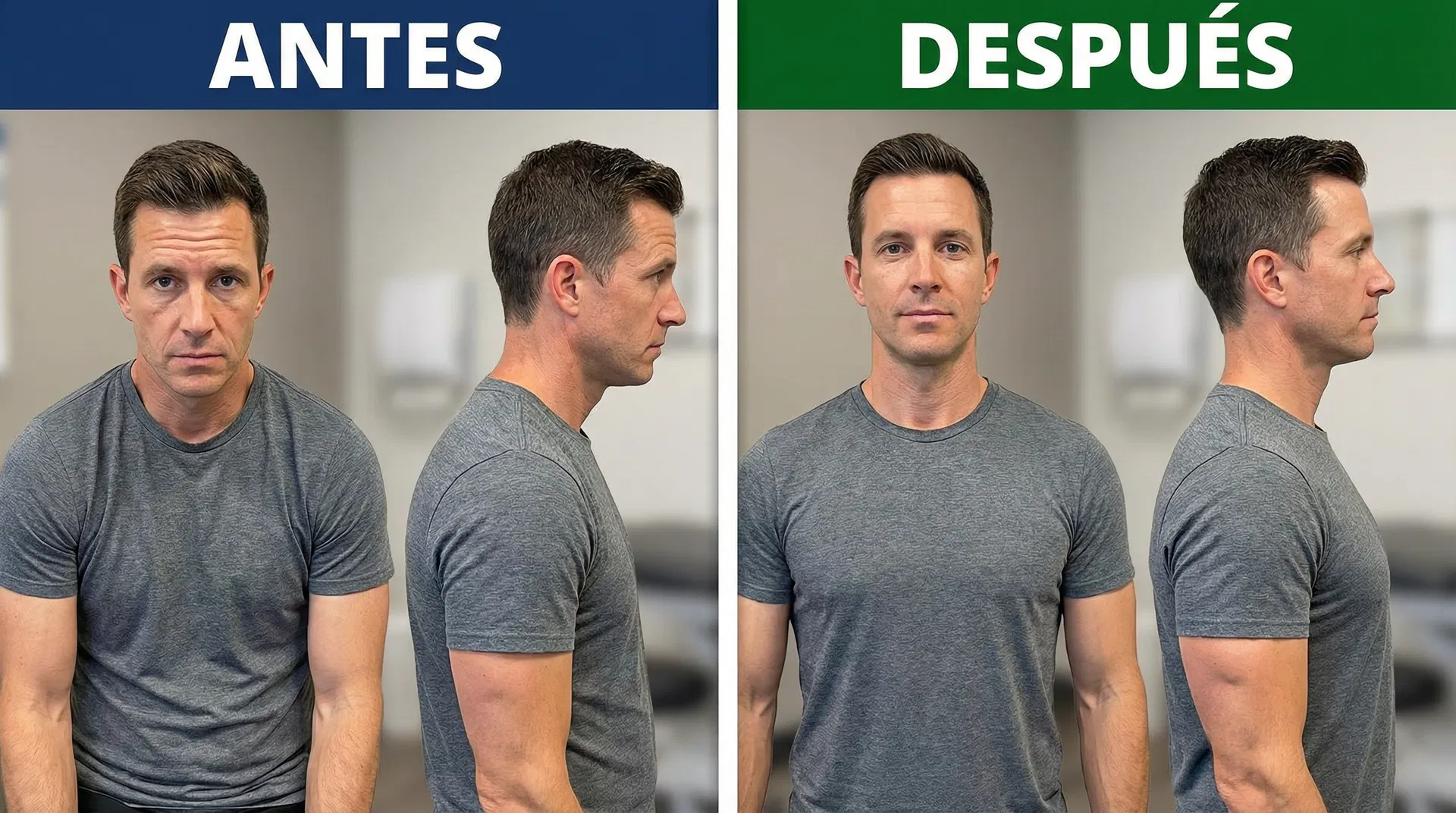 Tensión Muscular Reducida - Hombre