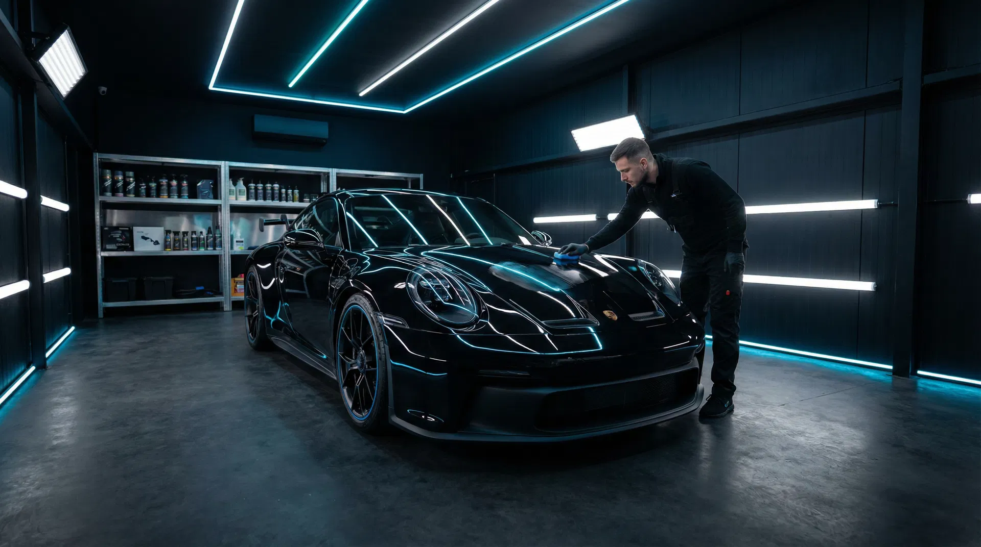 Professional auto detailing and ceramic coating studio at Complete Automotive in Kearney, Nebraska