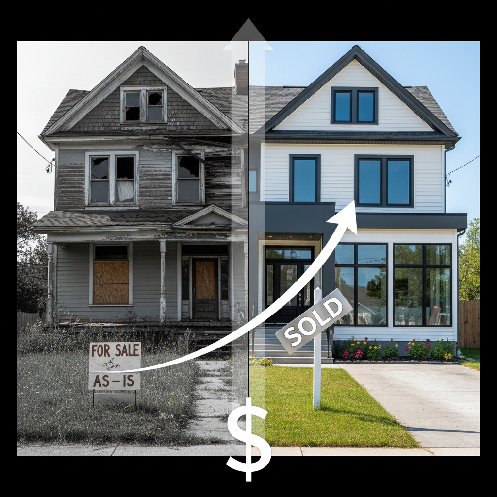 Renovate or Flip As-Is: Maximizing Profit in Distressed Property Deals