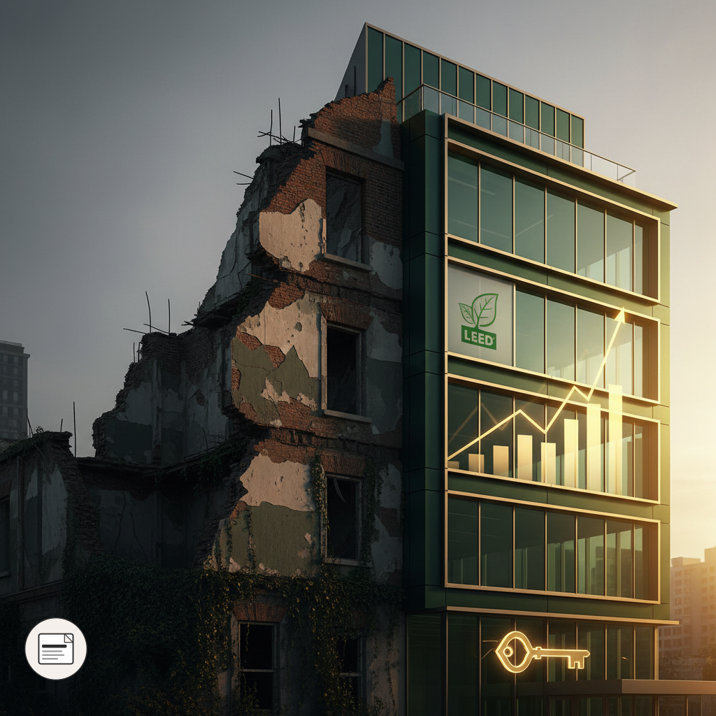 Green Returns: How LEED Certification Boosts Foreclosure Flips and Rental NOI
