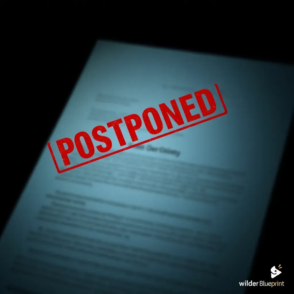 The Silent Signal of a Postponed Foreclosure