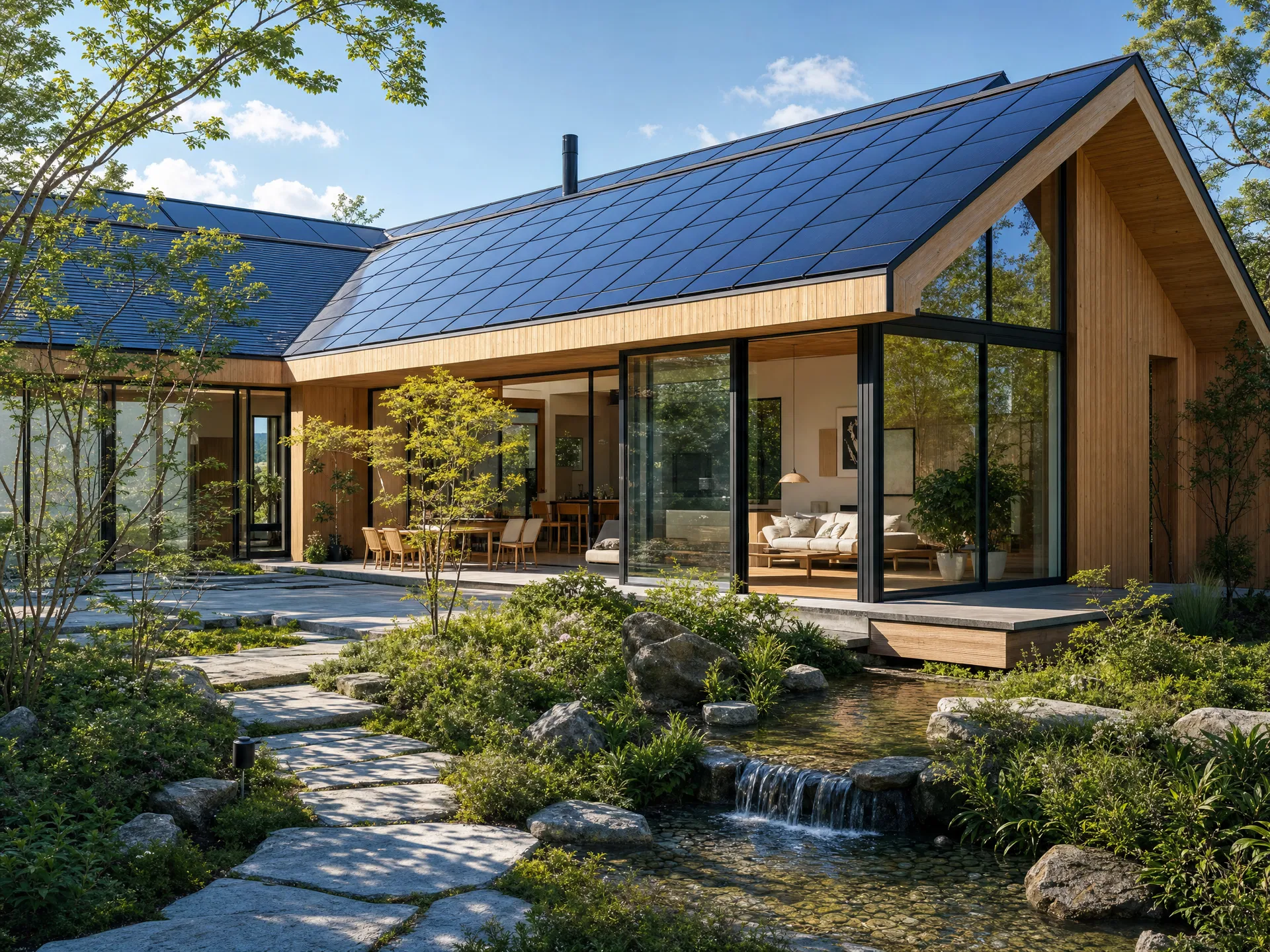 Suncatcher Solar Courtyard House