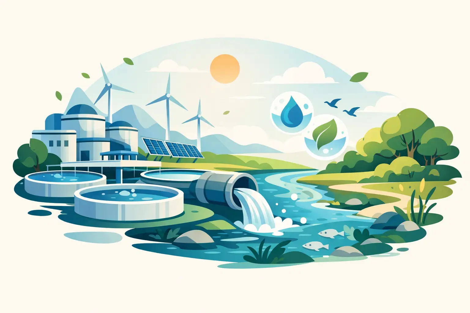 Zero Chemical Wastewater Treatment Works
