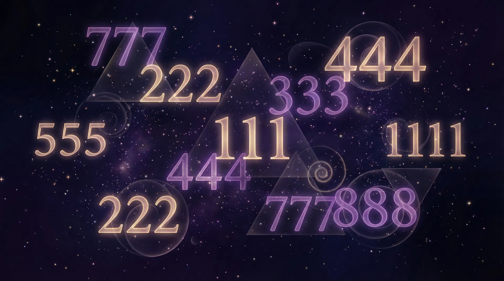 The number 11 glowing in silver and gold light against a cosmic background with sacred geometry and starlight