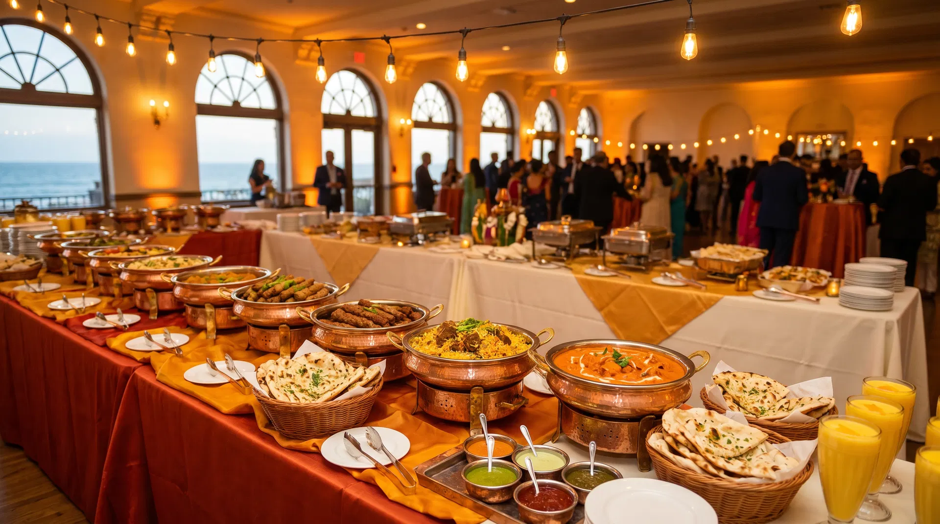 Flamin Curry Catering Spread