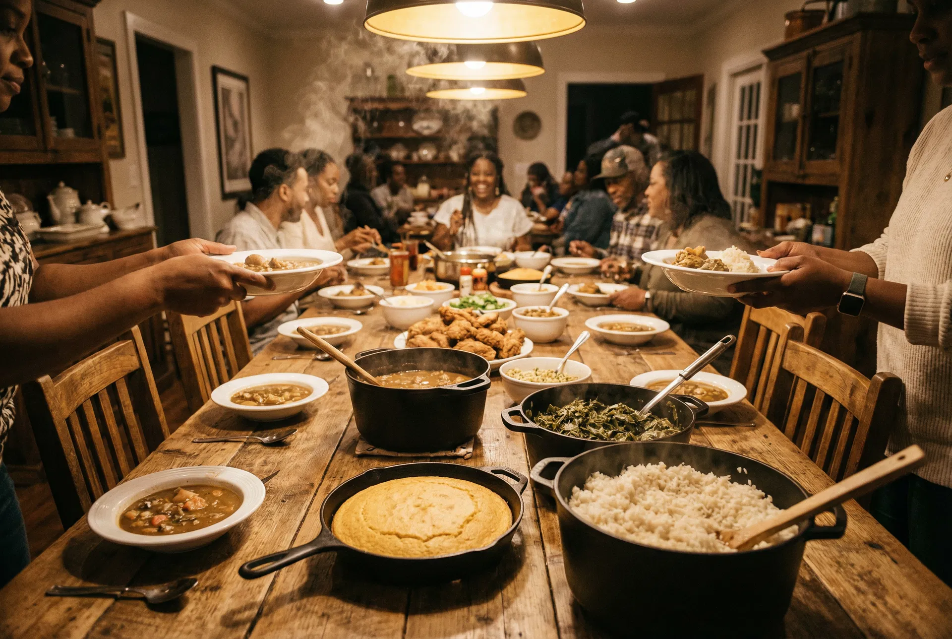 Community meal table