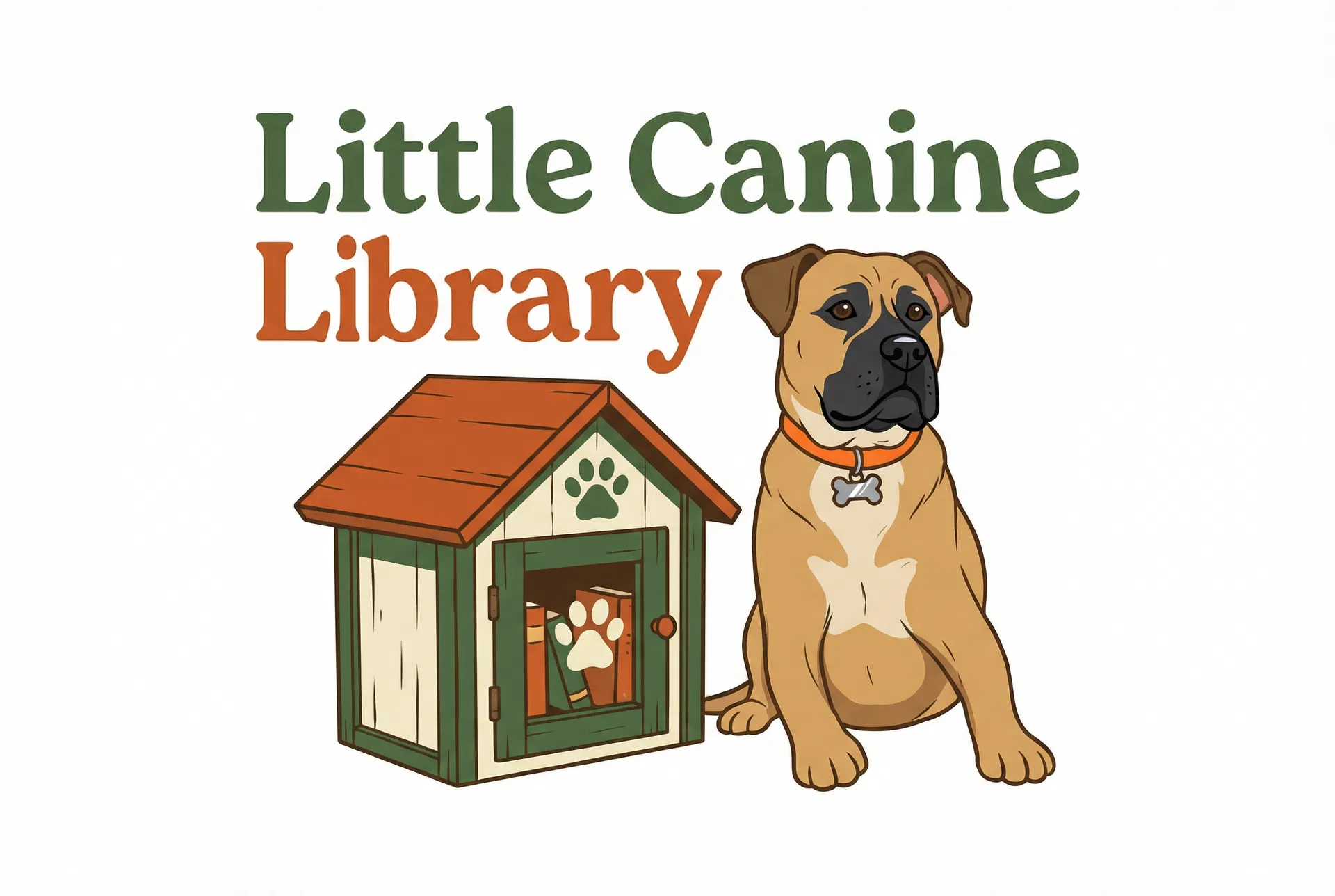 Little Canine Library — Cooper the Mascot