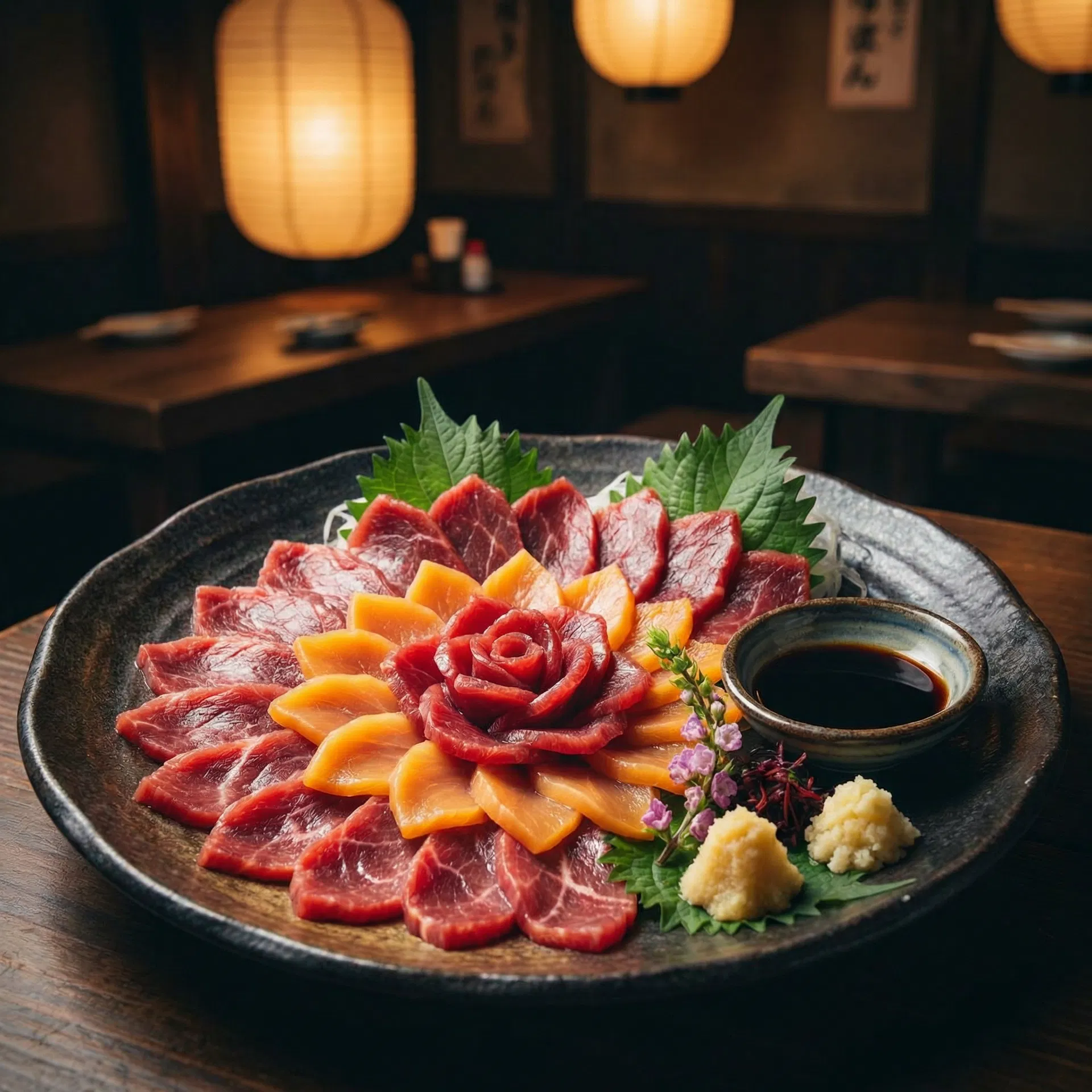 Horse Sashimi Platter