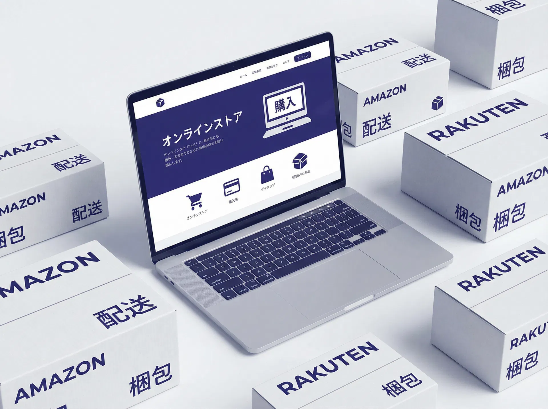 BFE e-commerce distribution on Amazon Japan, Rakuten, Yahoo Shopping
