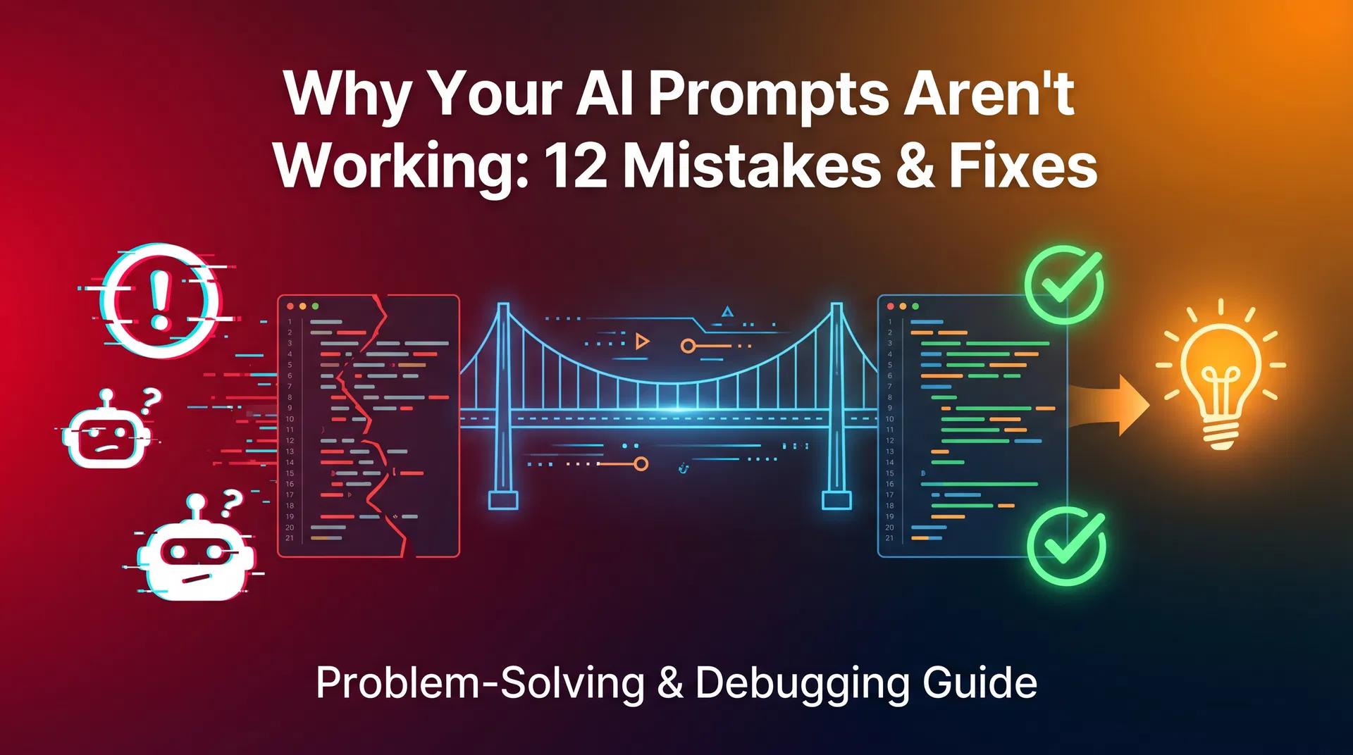 Why Your AI Prompts Aren't Working: 12 Common Mistakes & Fixes
