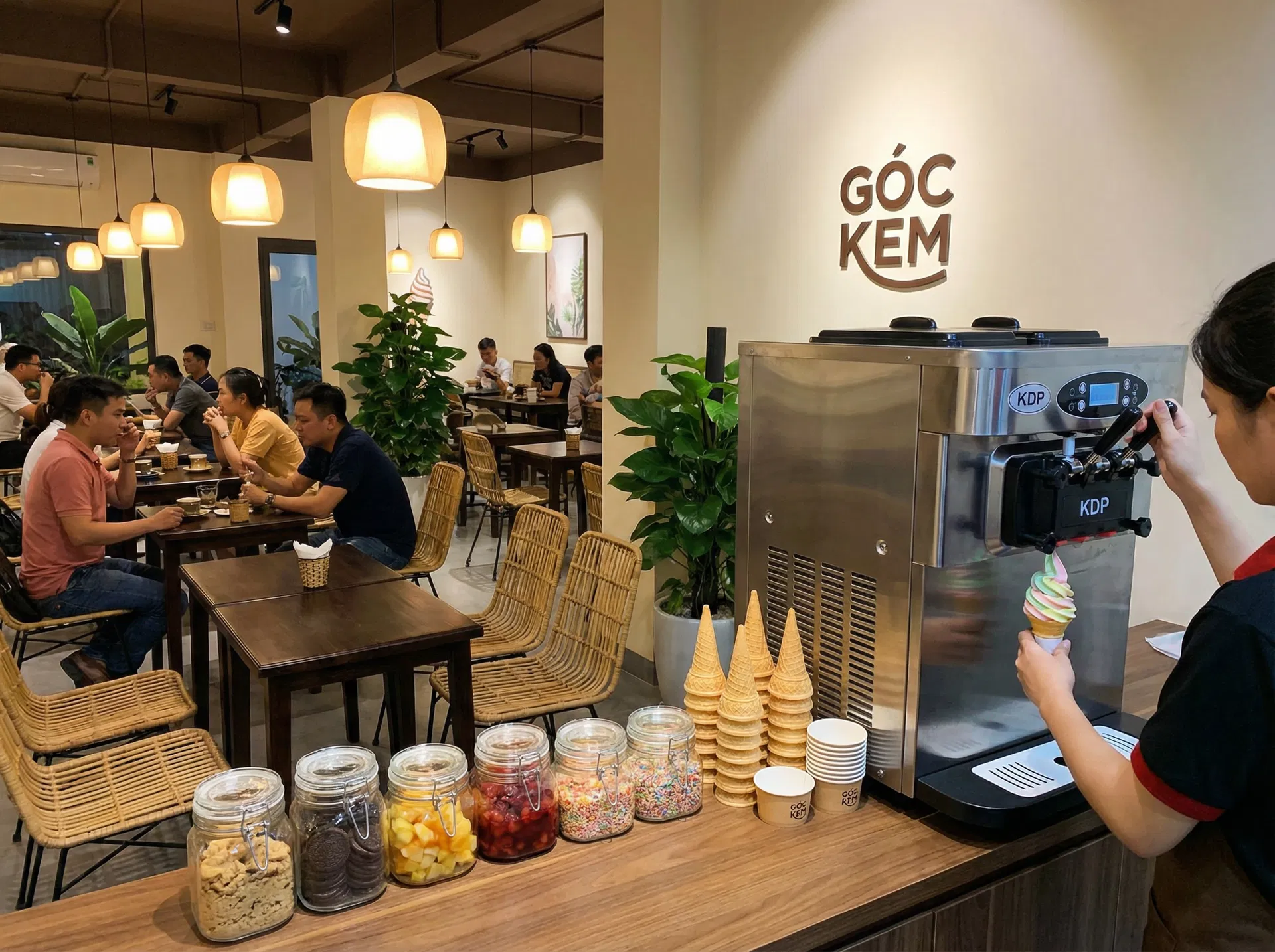 Kem Decor Cho Quán Café