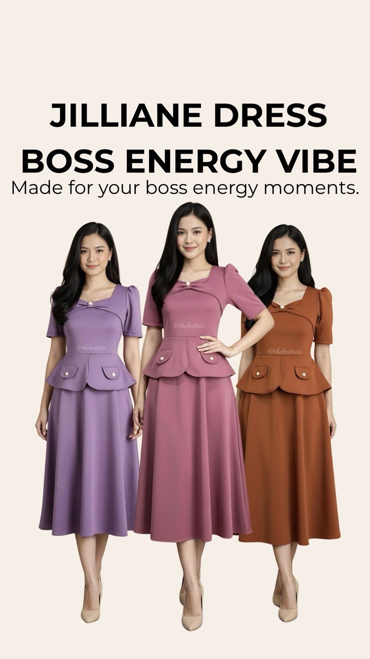 Jilliane Peplum Dress