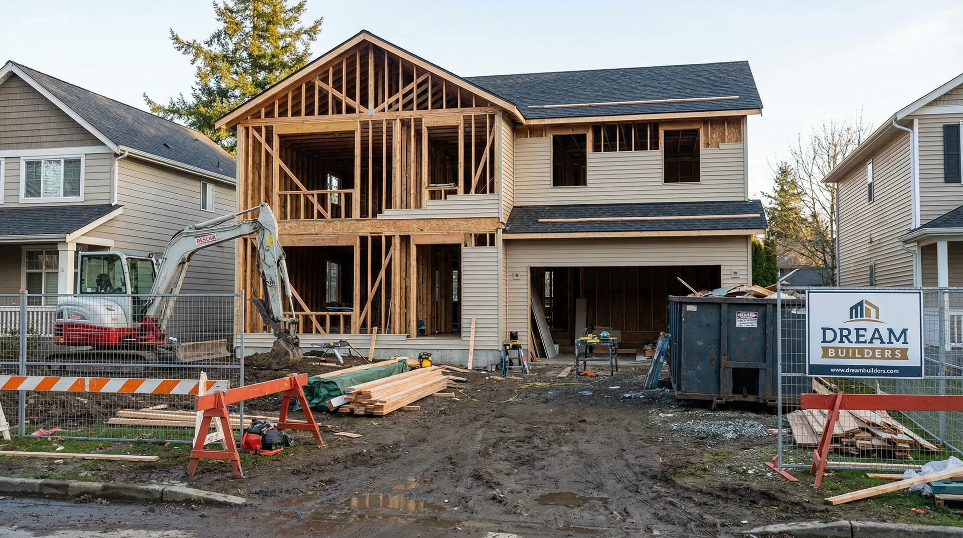 Fix and flip renovation project in progress