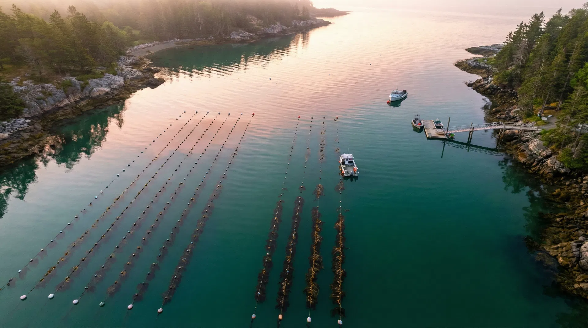 Seaweed cultivation in the Bay of Fundy