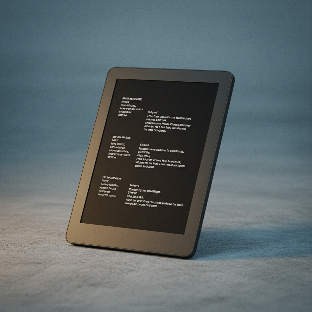 Kindle's Dark Mode Expansion Signals Evolving Digital Consumption Habits