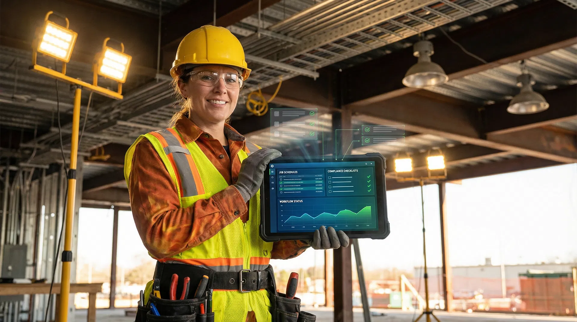 Electrician using Business Brain AI