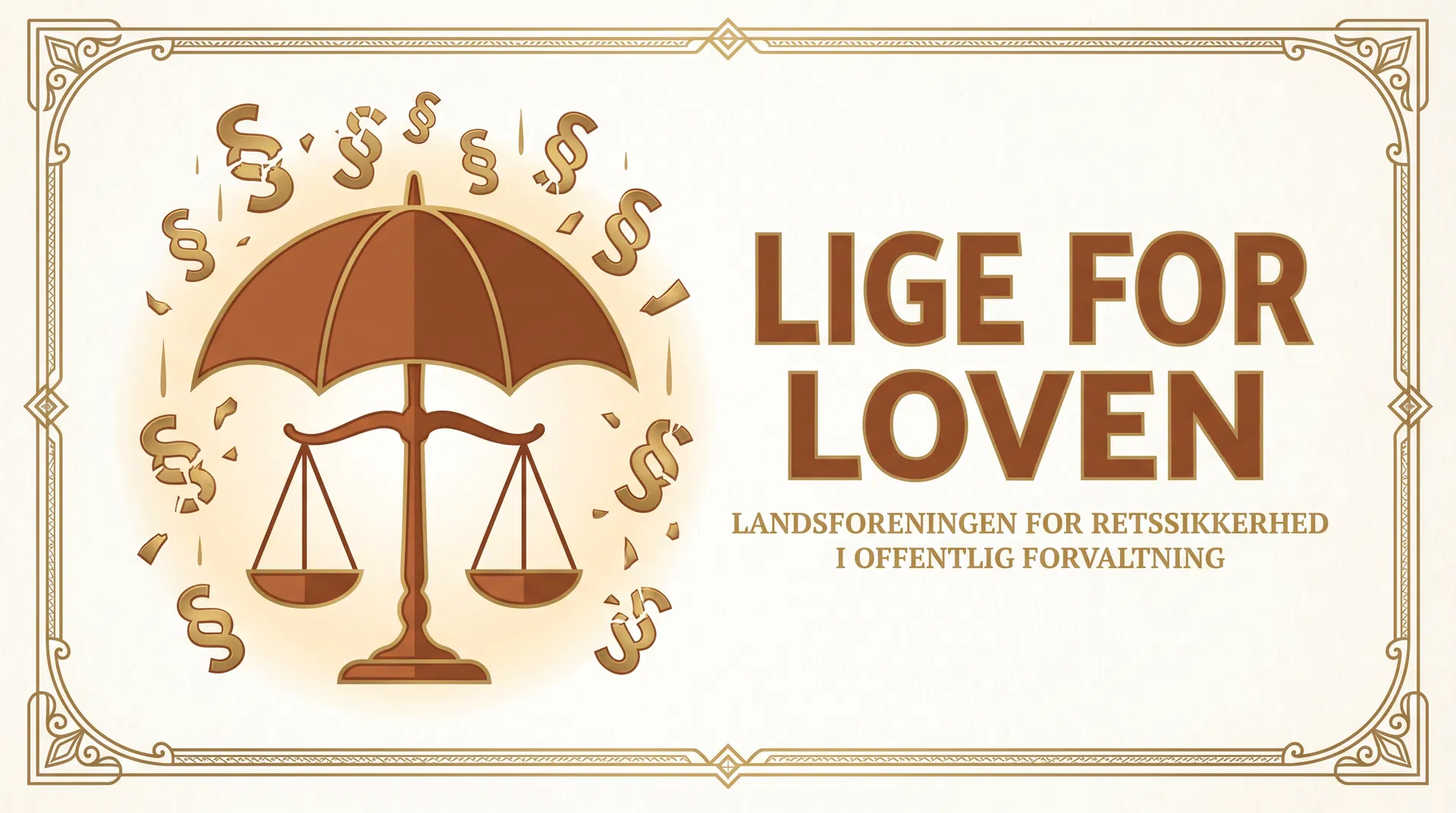Lige for Loven logo