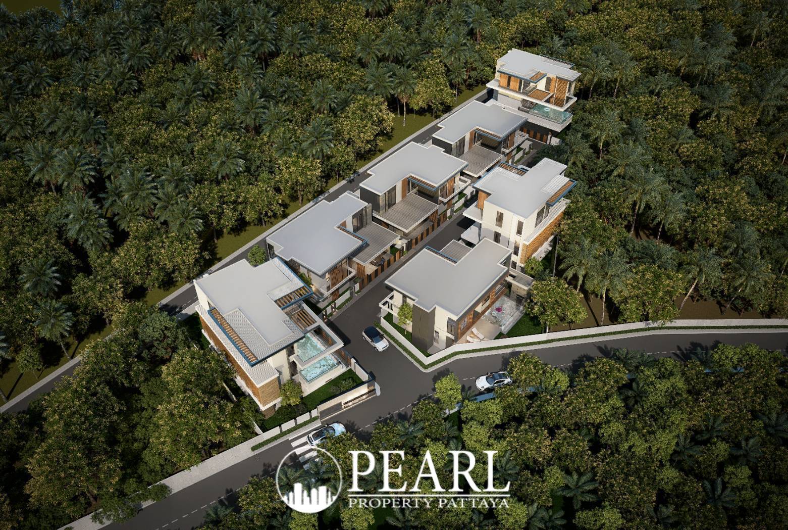 5 Bedroom House for Sale in The Ozone Wealth Jomtien Pool Villa Pattaya