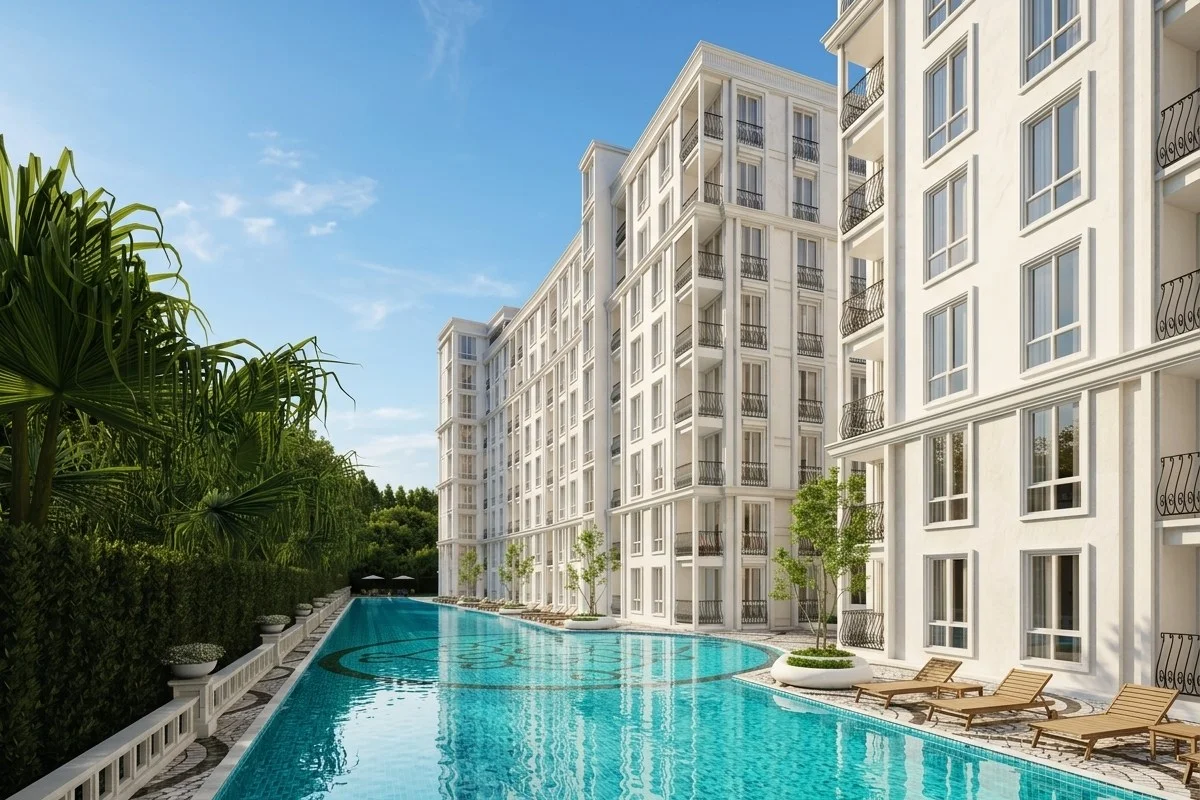 Harmonia City Garden – Eigentumswohnungsprojekt in Bang Lamung