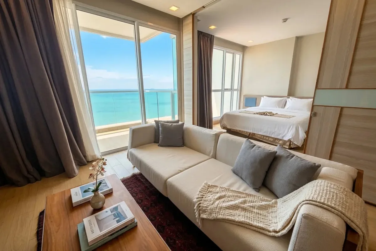 1-Schlafzimmer-Eigentumswohnung zum Verkauf im Cetus Beachfront – 1 Schlafzimmer Eigentumswohnung in Bang Lamung