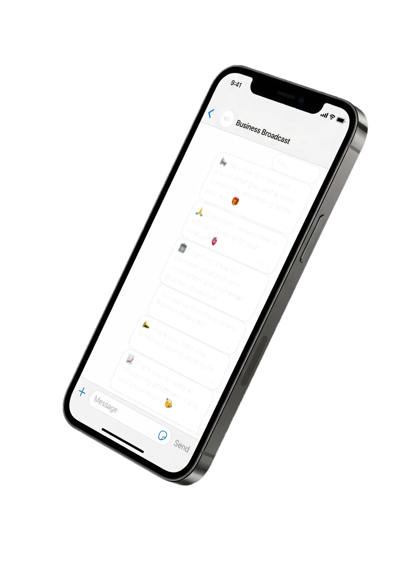 WhatsApp broadcast marketing on mobile