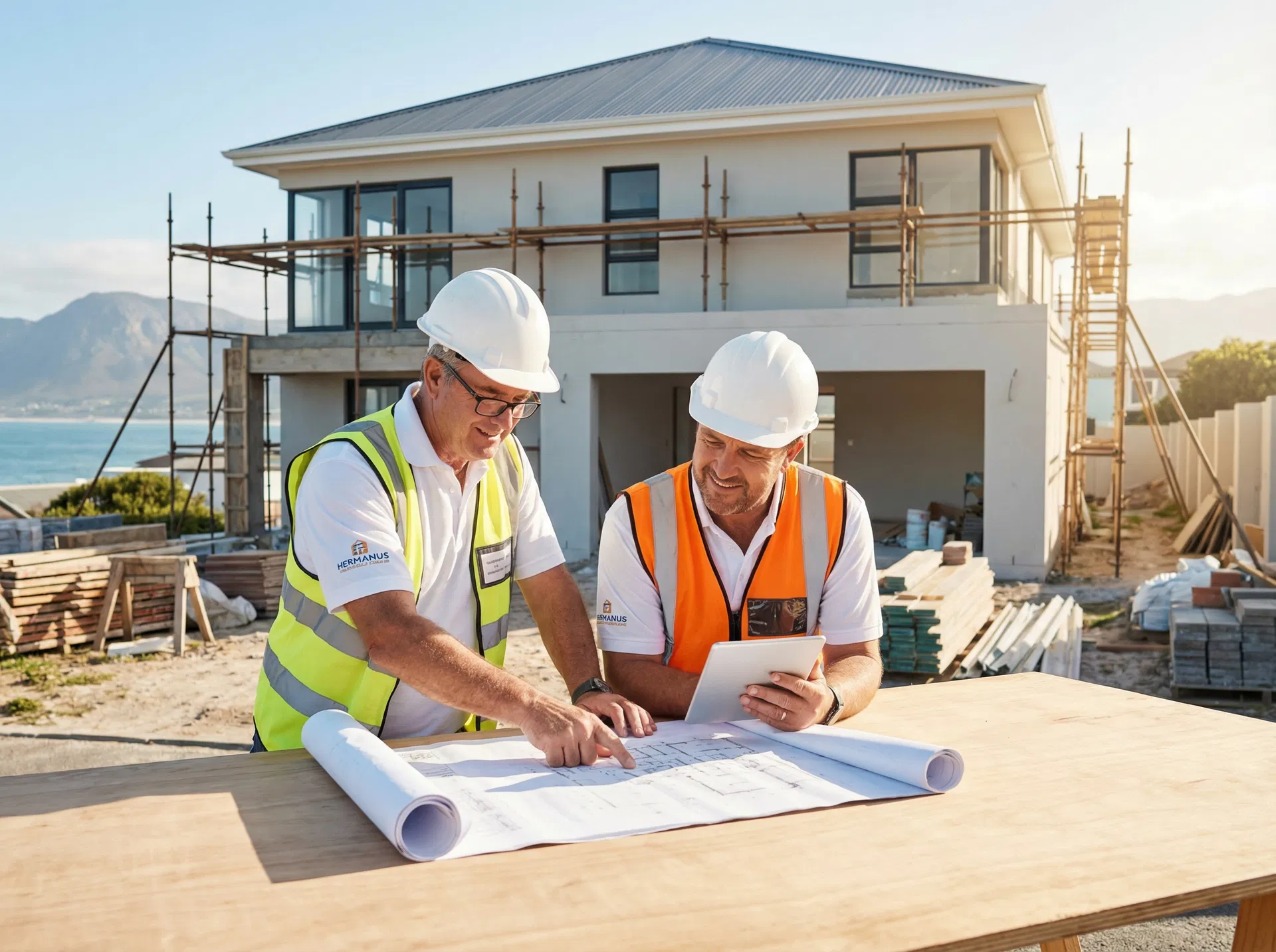 Superb Home Renovators team at work in Hermanus