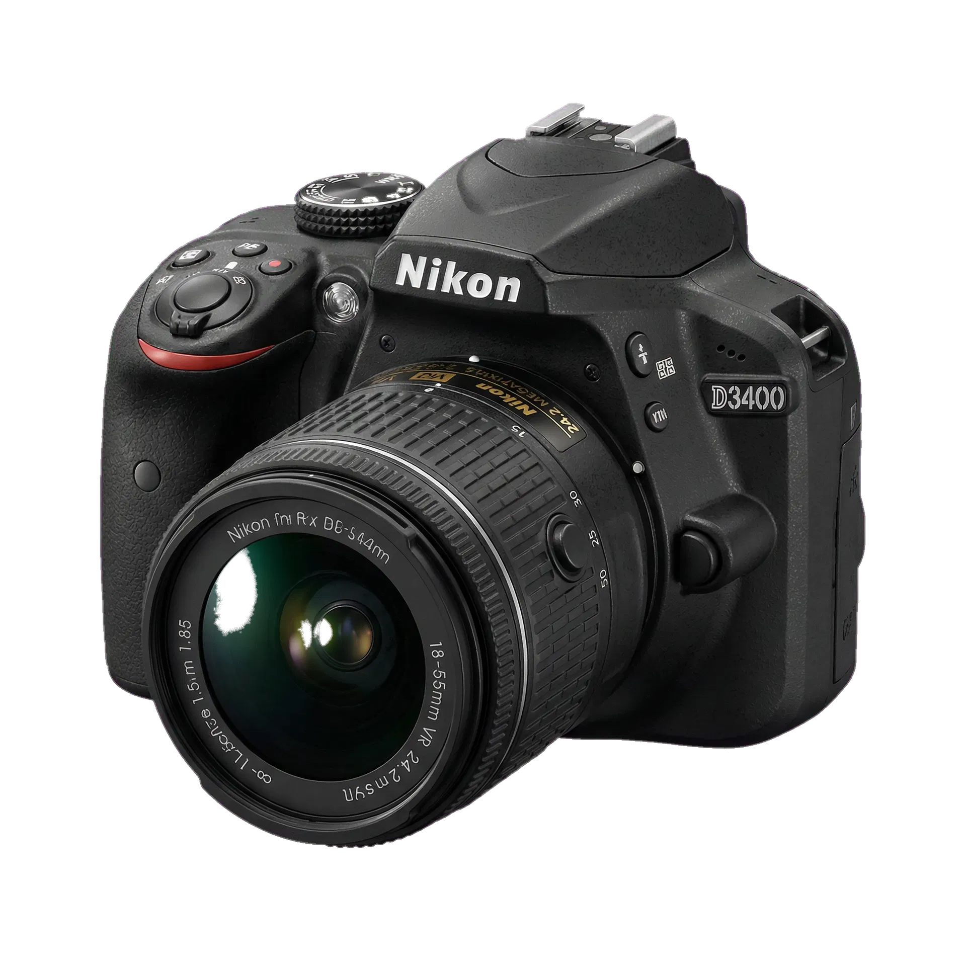Nikon D3400 front view