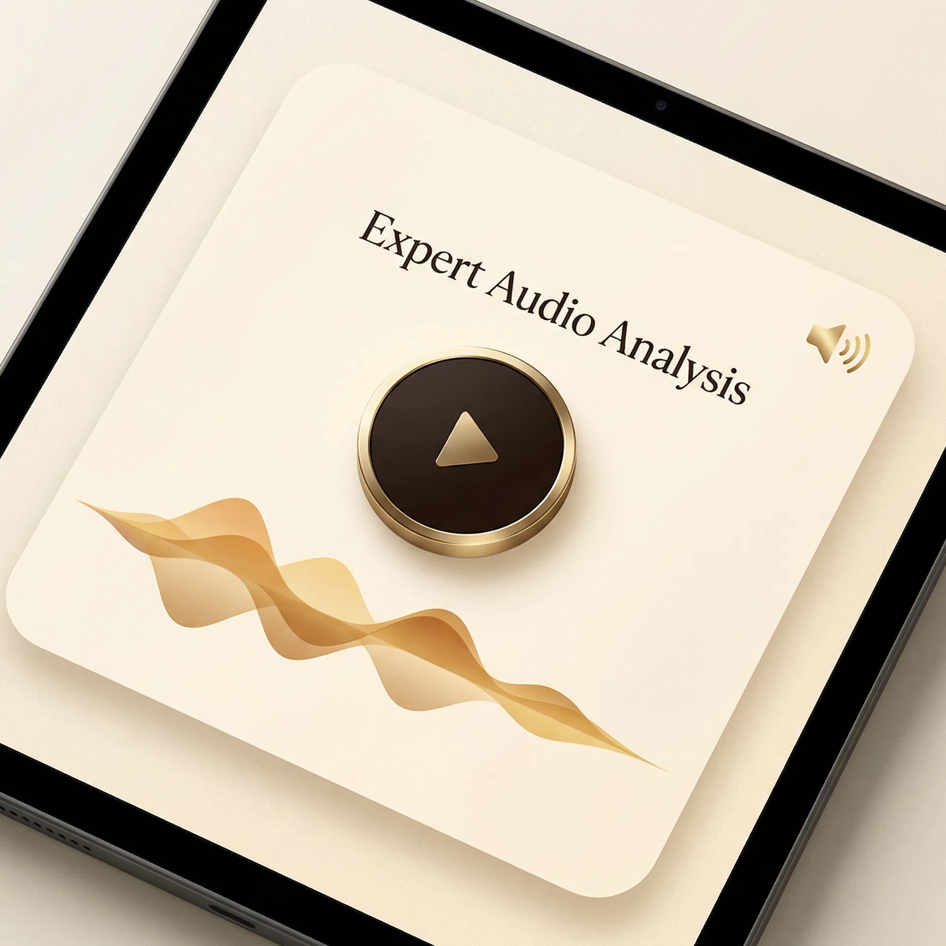 Expert audio analysis player interface for yoga pose coaching