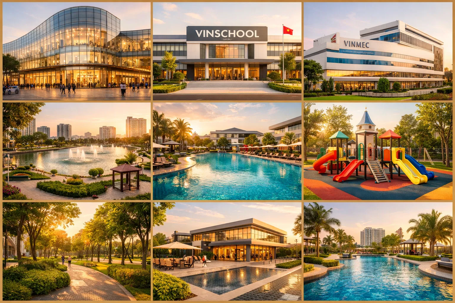 Tiện ích vinhomes Bắc Ninh