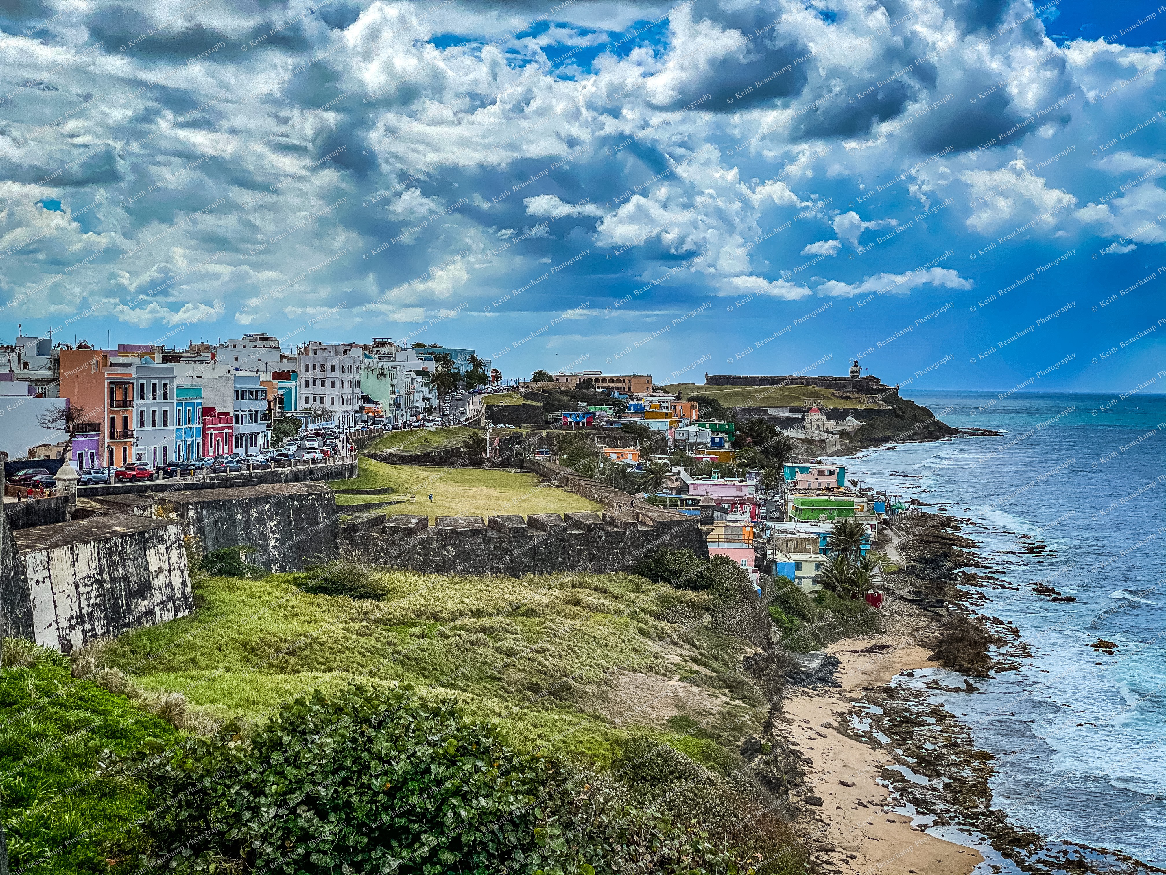 Coastline of Old San Juan