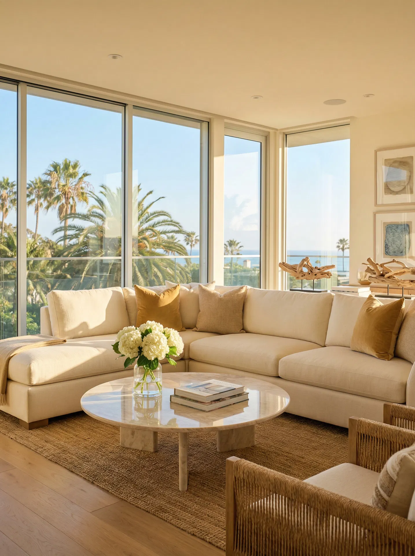 Luxury vacation rental interior