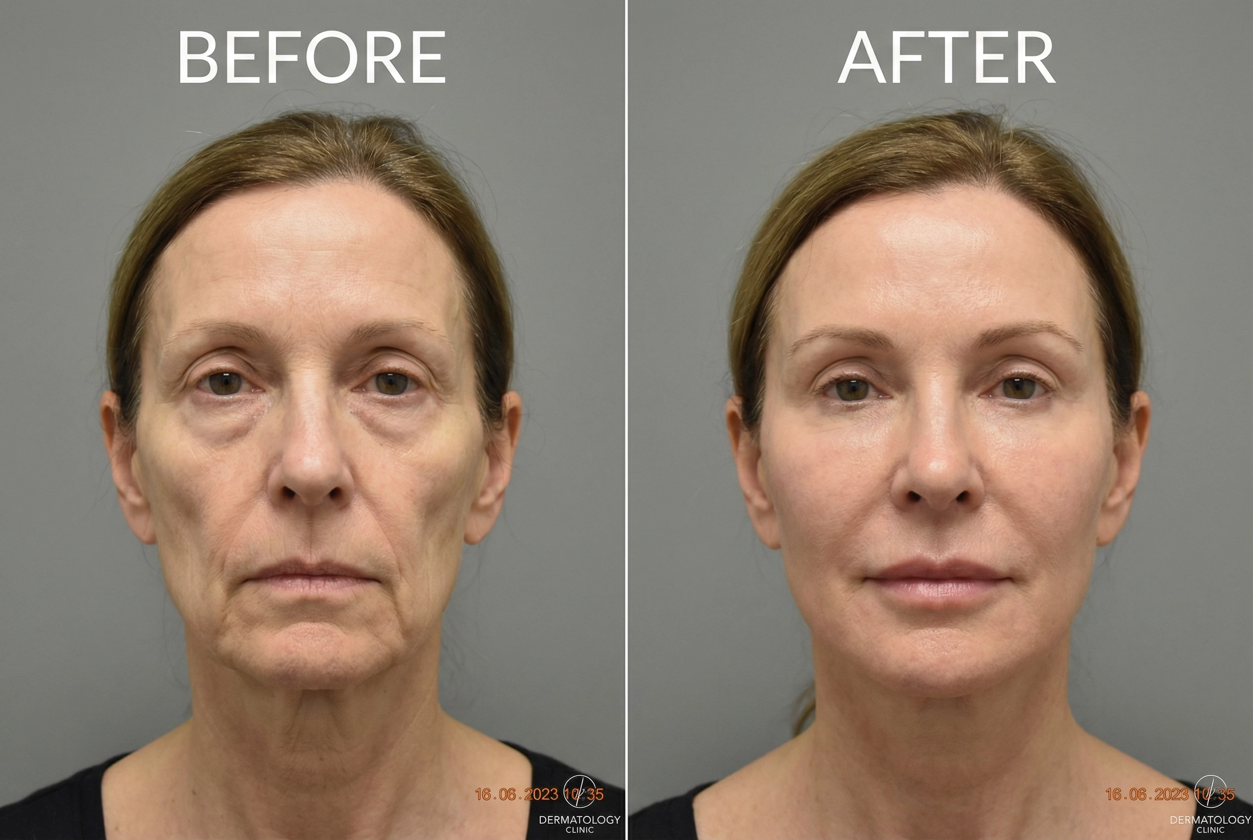 Biostimulator collagen treatment before and after results