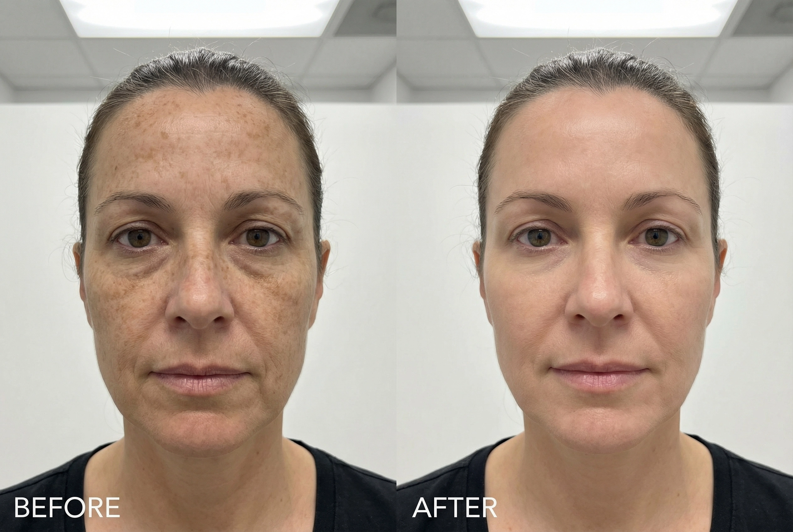 Chemical Peel before and after results