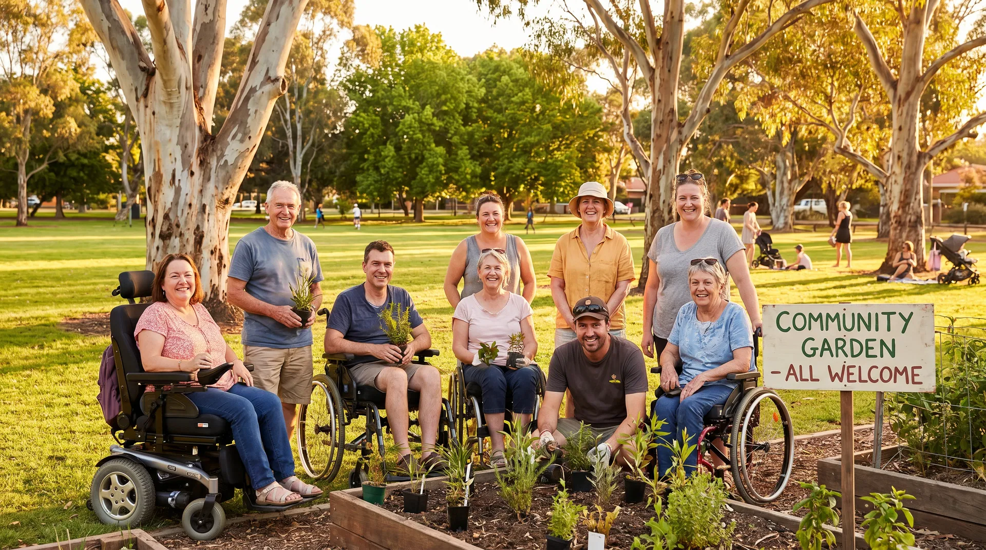 Community inclusion program in Australian park
